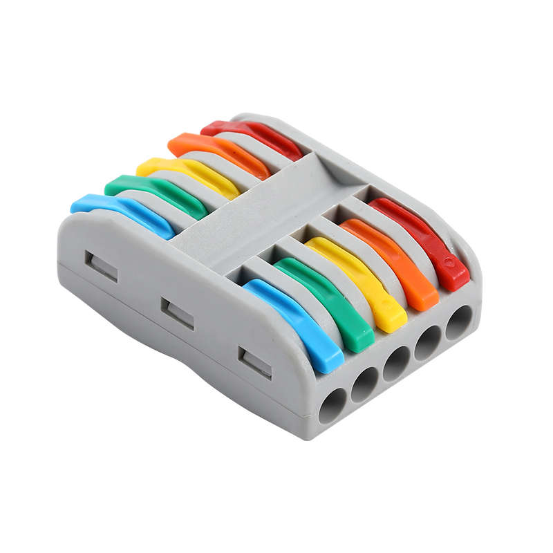 PCT-225-C Colorful Quick Connector Terminal 5 In 5 Out