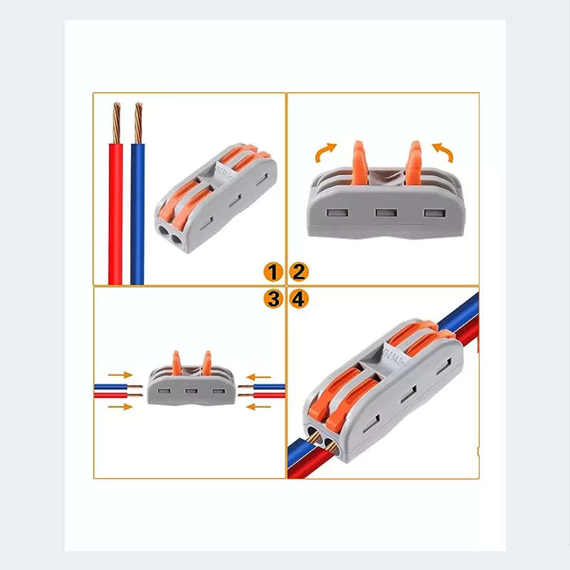 PCT-222 Quick Connector Terminal 2 In 2 Out