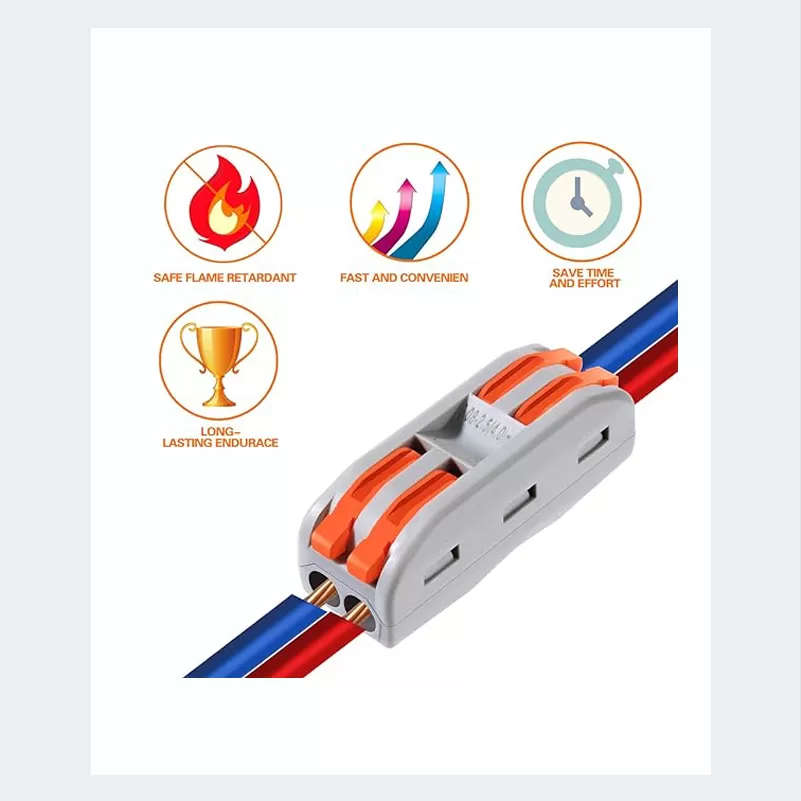 PCT-222 Quick Connector Terminal 2 In 2 Out