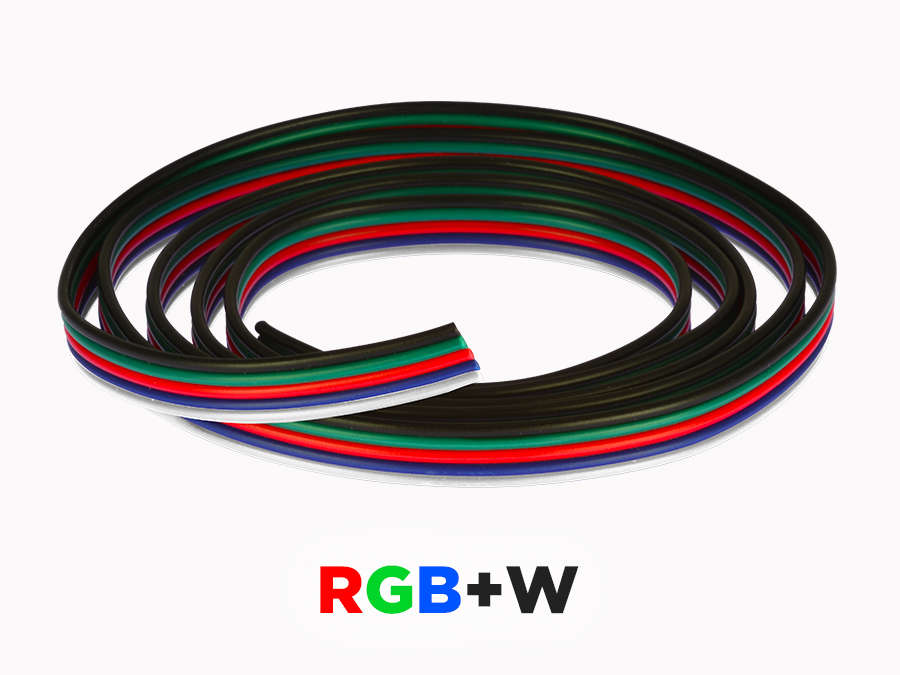 5-Core | 5-Pin Cable for RGBW LED Strip Lighting