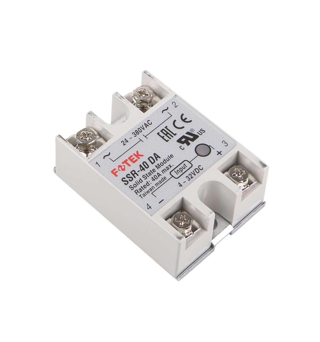 Fotek Original Solid State Relay SSR AC 40A (4-32V DC In)