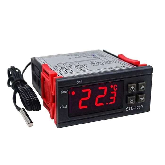 STC-1000 Digital Temperature Controller 220V  Heating & Cooling Thermostat with Sensor | South...