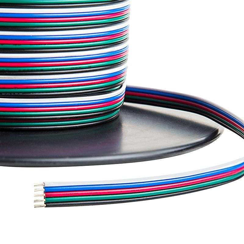 5-Core | 5-Pin Cable for RGBW LED Strip Lighting