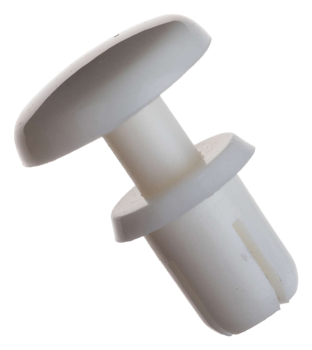1000pcs 3mm Push-In White Nylon Snap Rivet