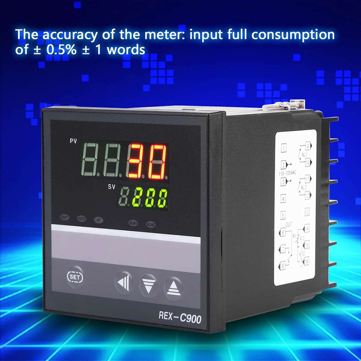 REX-C900 Temperature controller | Relay | Thermocouple K