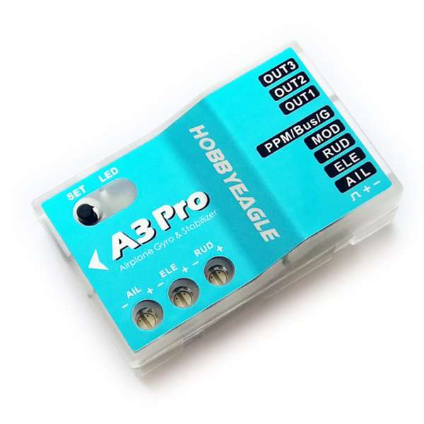 HobbyEagle A3 Pro 3 Axis Gyro Flight Controller Stabilizer For RC Airplane