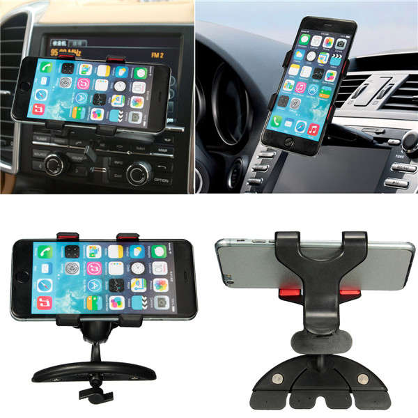 360¿ Universal Car CD Slot Mount Cradle Holder Stand For iPhone Samsung Galaxy