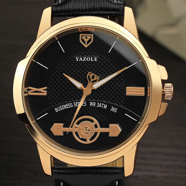 YAZOLE 365 Fashion Men Quartz Watch Luminous Business Wrist Watch