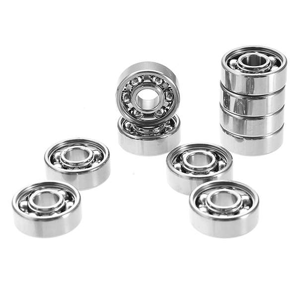 10pcs 606 6x17x6mm Ball Bearings Bearing Steel Bearing for Fidget Spinner