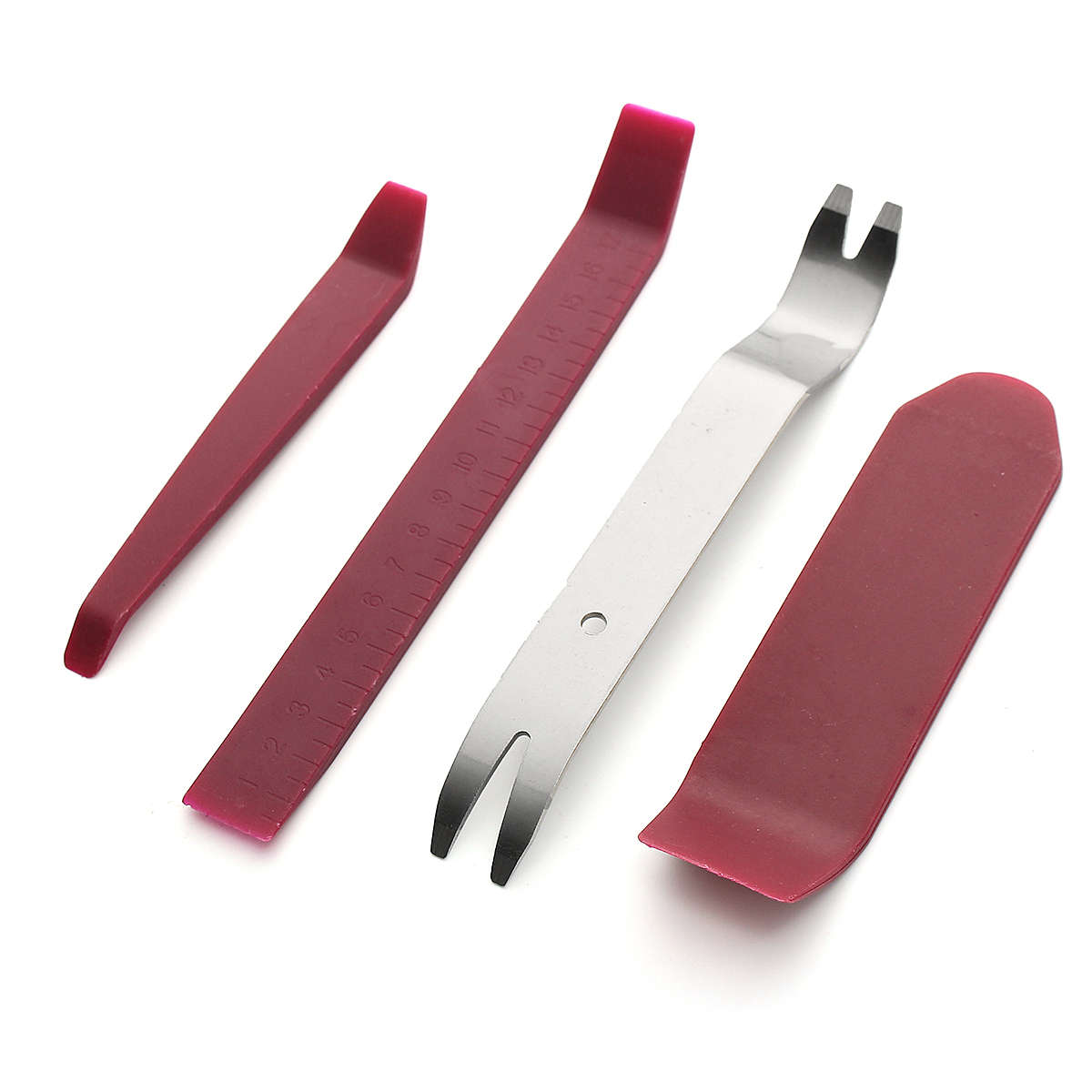 4pcs Trim Door Panel Removal Molding Set Kit Radio Pry Tool