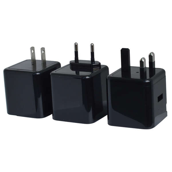 1080P Night Vision Charging Adapter Hidden Camera Wireless Camcorder Charger Pl