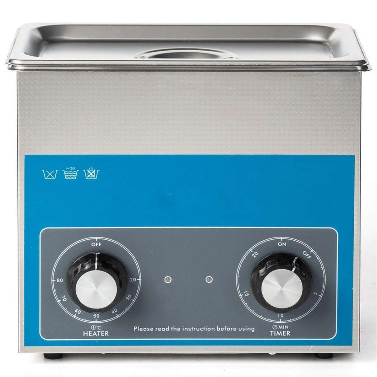 220V 3L Stainless Steel Liter Industry Digital Ultrasonic Cleaner Heater + Timer