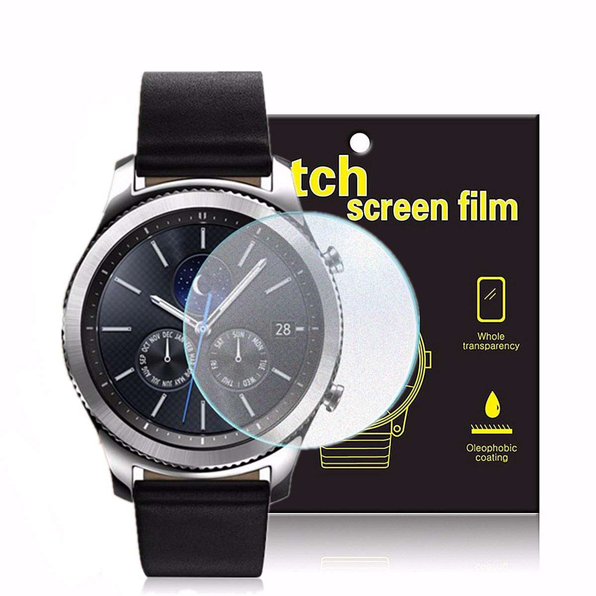 3 Packs Soft TPU Watch Screen Protector For Samsung Galaxy Gear S3 Frontier/Cla