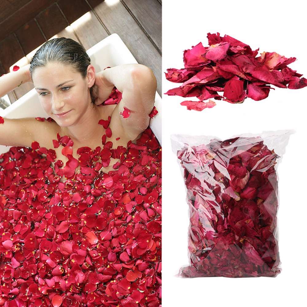 Dried Rose Petals Natural Flower Spa Whitening Shower Dry Rose Natural Flower P