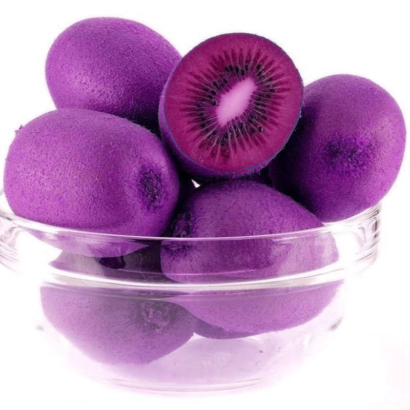 Egrow 10Pcs/pack Purple Heart Kiwi Seeds Garden Courtyard Kiwi Fruit Tree Bonsa