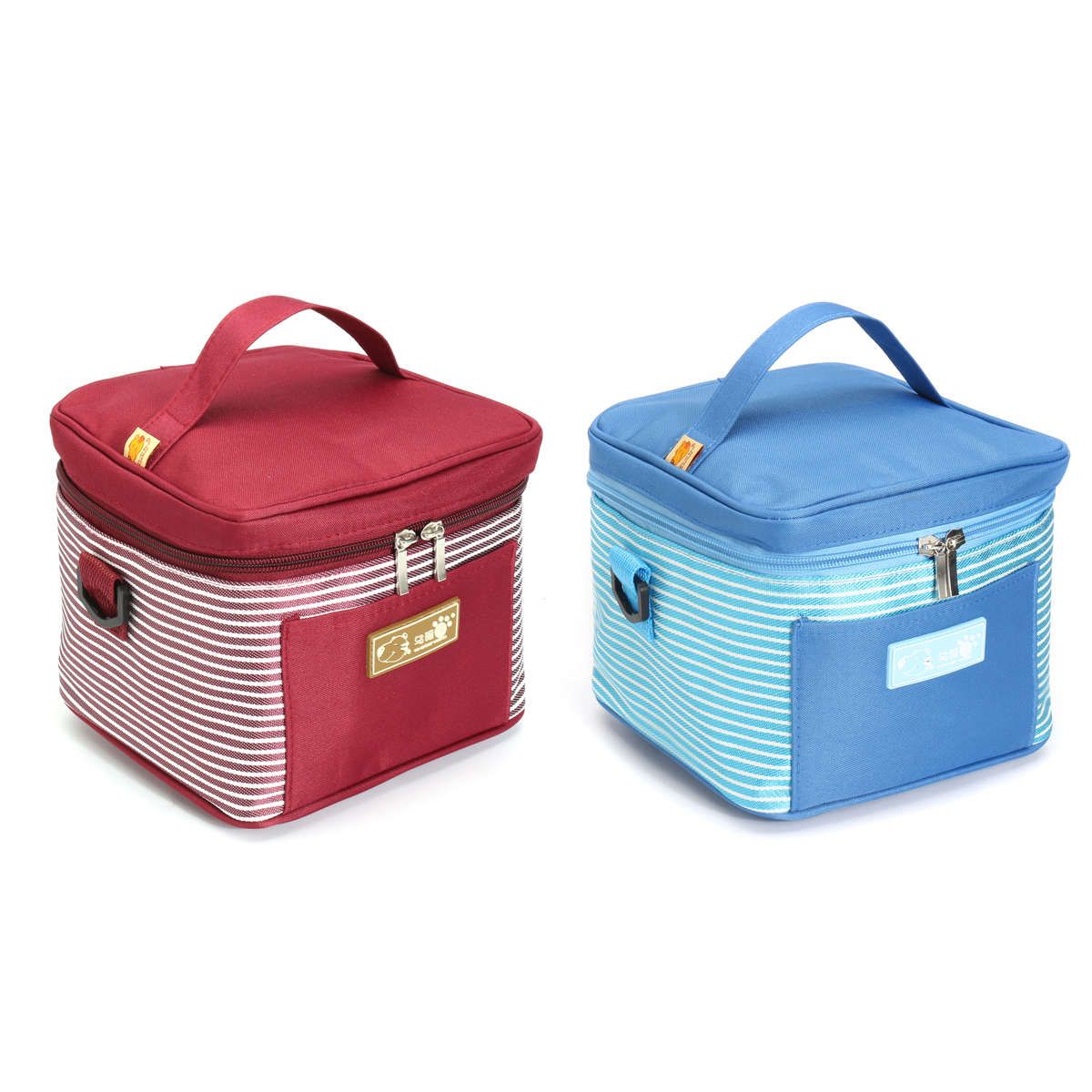 IPRee Portable Travel Insulated Thermal Cooler Lunch Box Carry Tote Picnic Stor
