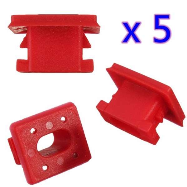 5Pcs Dashboard Dash Trim Insert Strip Clips Grommet For BMW E46 3 E65 E66 7 X3