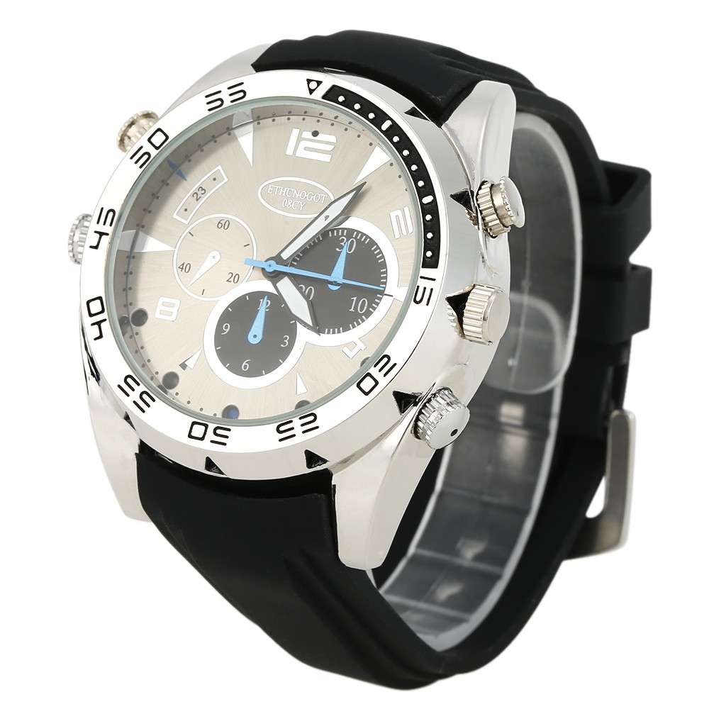 1080P Hidden Spy Wrist Waterproof Watch Voice Recorder IR Night Vision Waterpro