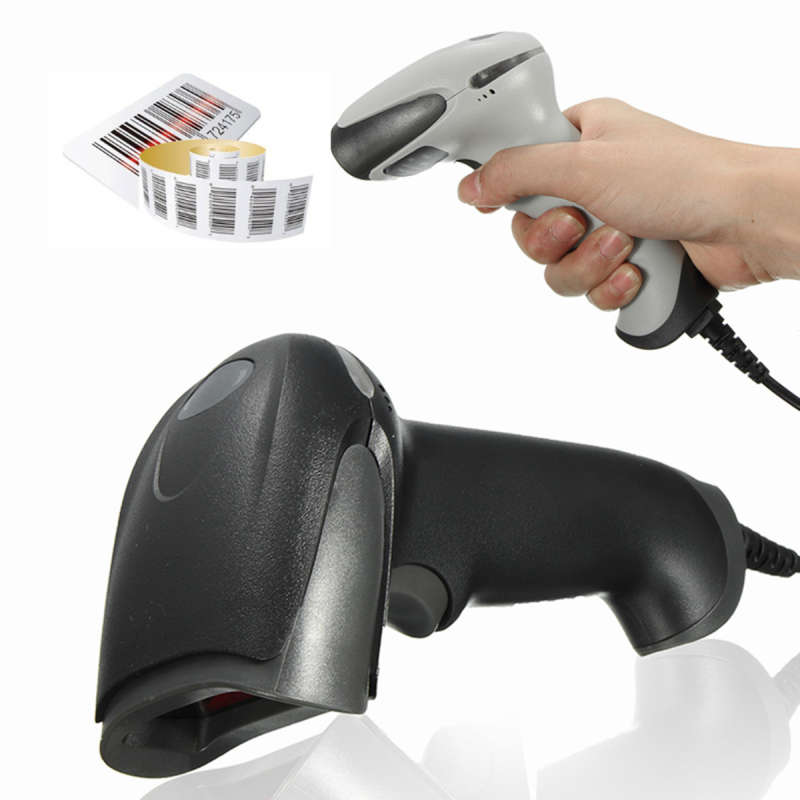 Wired Handheld USB Automatic Barcode Scanner USB Laser Scanner Bar Code Reader
