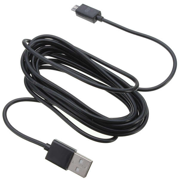 3M Micro USB Controller Adapter Play and Charge Cable 10FT For PS4 XBOX ONE Bla