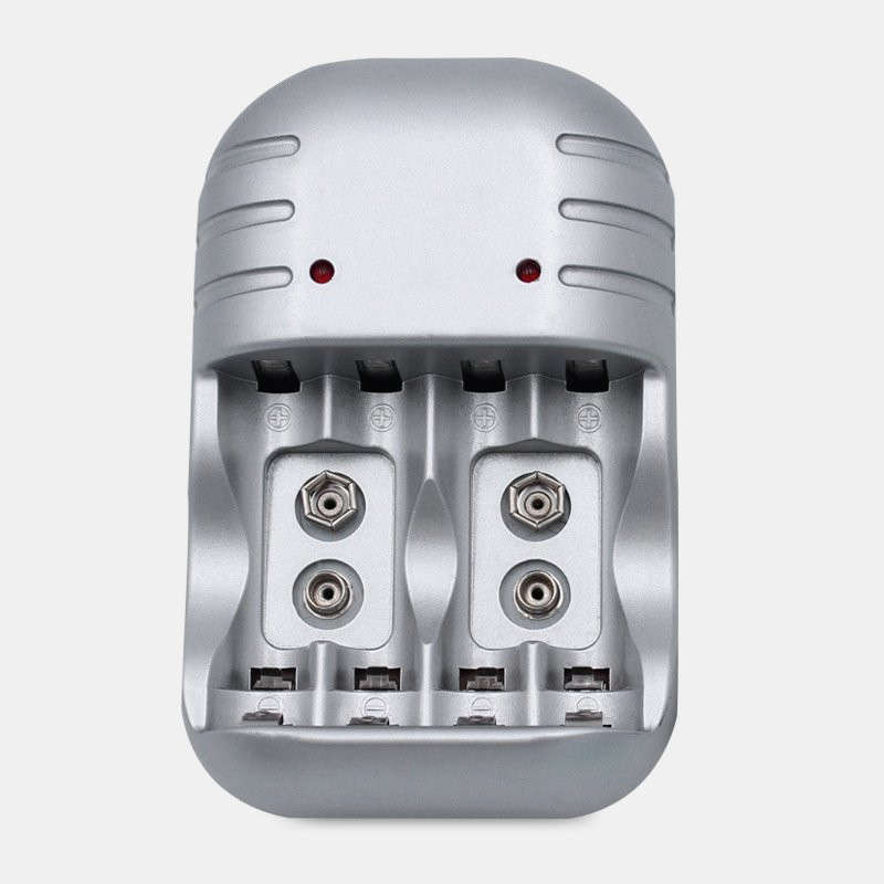 Four Slots Universal Charger Can Charge AAA AA Battery 9V Rechargeable Nickel C
