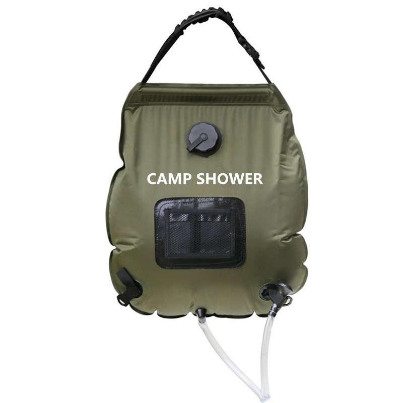 20L Folding Water Shower Bag Outdoor Camping Hiking Self Driving Tour Solar Hea