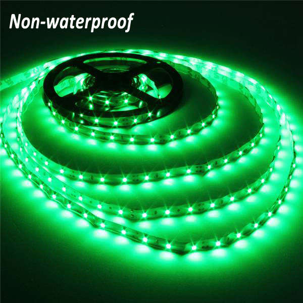 5M 3528 SMD 300 LEDs Green Non-waterproof led strip lights DC 12V