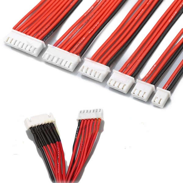 Lipo Battery Charger Silicone Wire Balance Extension Cable 2S 3Pin 3S 4Pin 4S 5