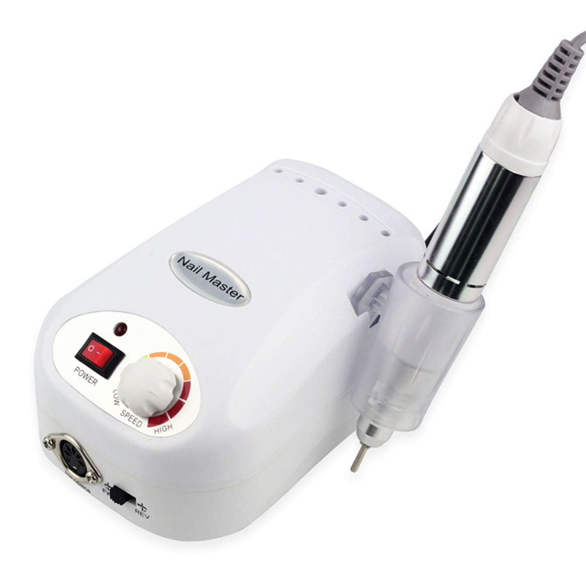 25000RPM White Electric Nail Drill Machine Rotate Manicure Pedicure Tool File G