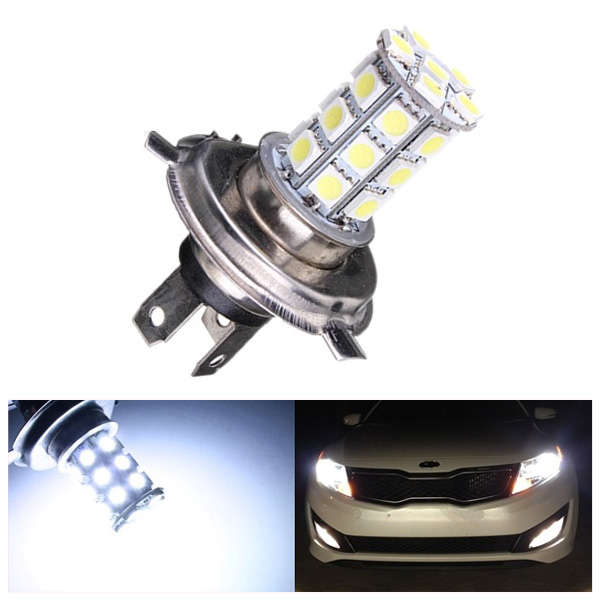 Xenon H4 9003 5050 27-SMD LED Bulb Fog DRL High Beam Headlight
