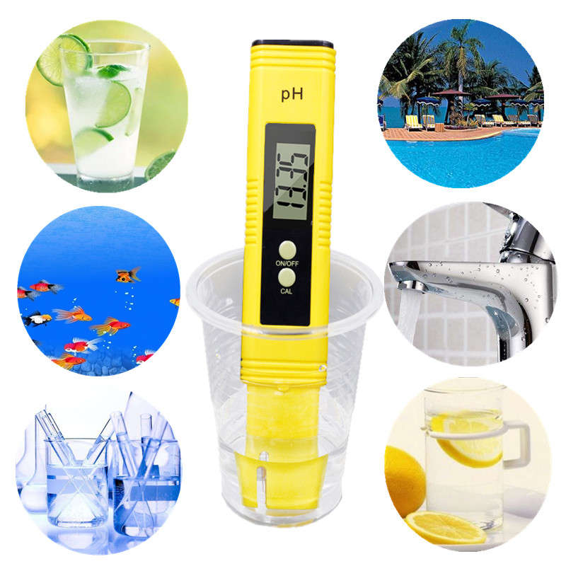 Automatic Protable LCD Digital PH Meter Pen of Tester Water Accuracy Calibratio
