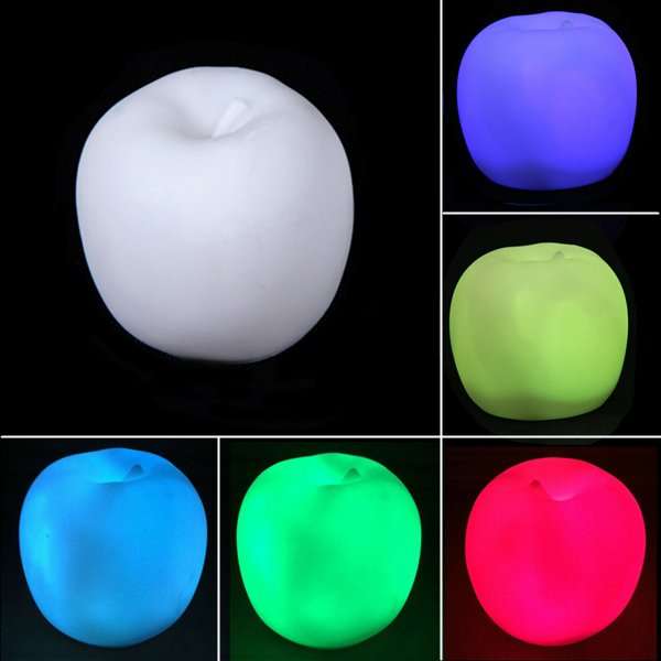 Color Changing Apple LED Night Light Christmas Party Decoration Lamp