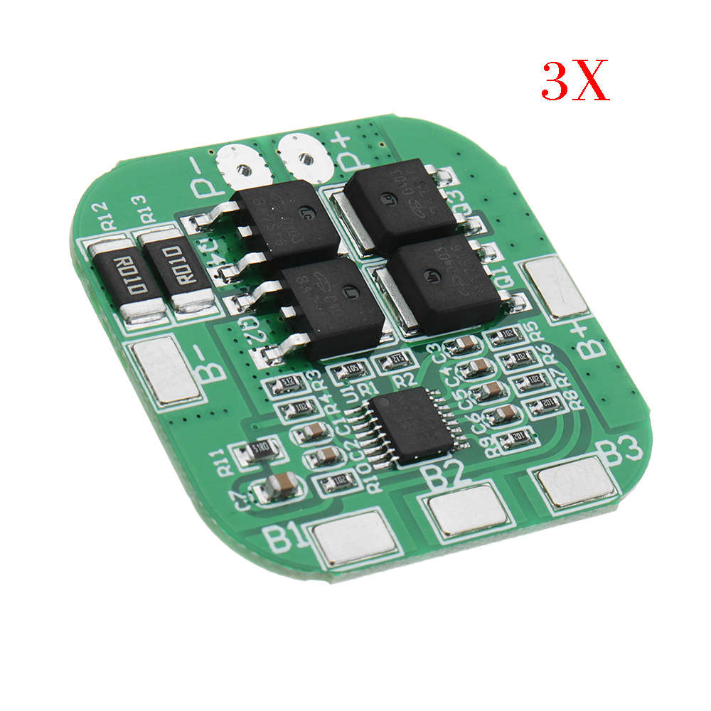 3pcs DC 14.8V / 16.8V 20A 4S Lithium Battery Protection Board BMS PCM Module