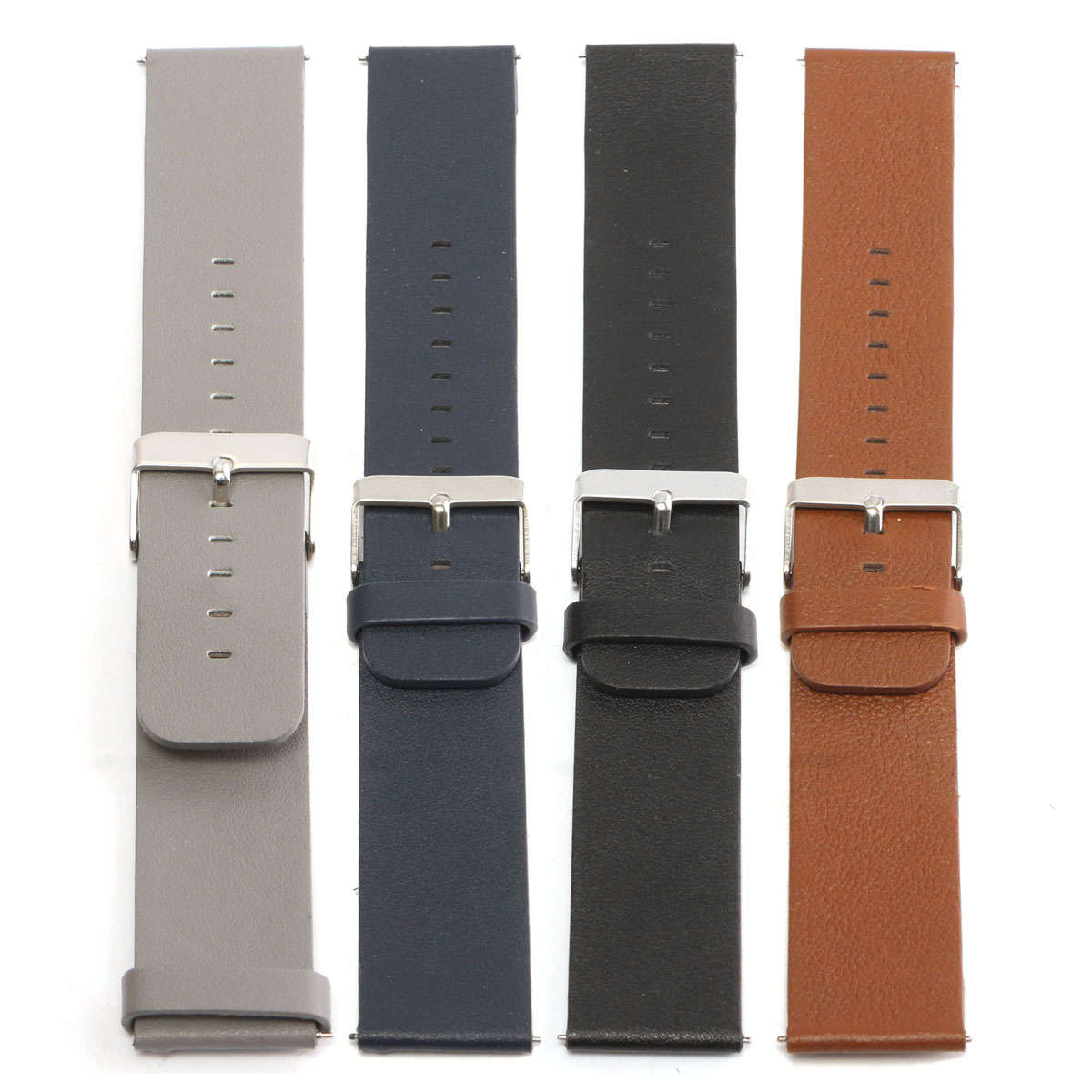 PU Leather Watch Band Wrist Strap Watchband With Pins For Fitbit Blaze Tracker
