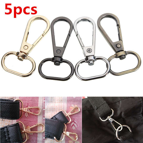 5pcs 48mm Bag Clasps Lobster Swivel Trigger Clips Snap Hook Key Chains