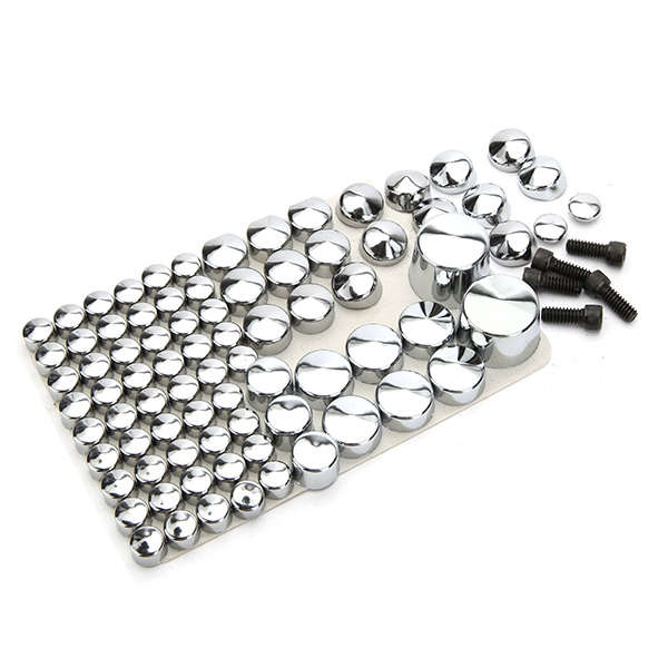 Motorcycle Scootor Metal Alloys Ornamental Sliver Screw Cap For Harley Davidson