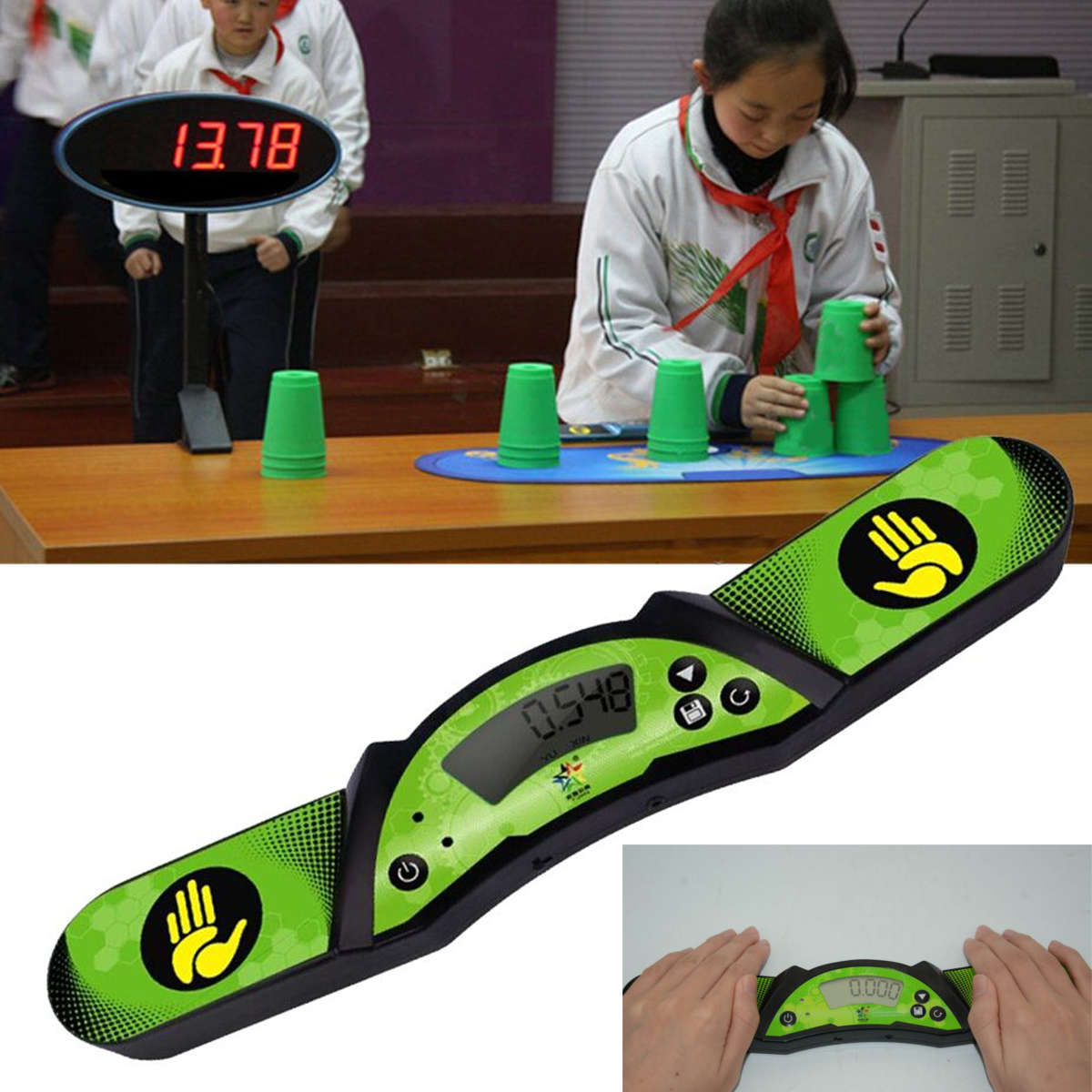 Digital Speed Cubes Stacking Competition Timer Clock