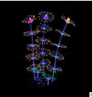 Fluorescent Aquarium Artificial Coral Decoration Fish Tank Ornament Aquarium De