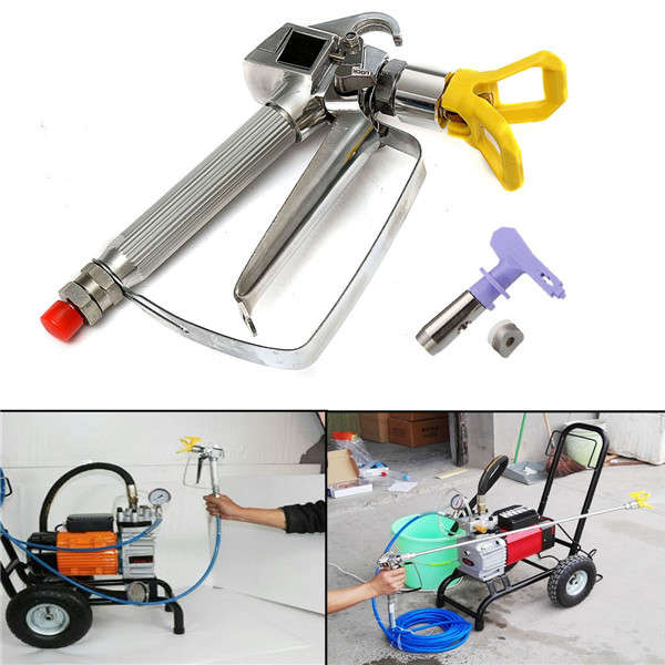 3600PSI Airless Paint Gun Sprayer with 517 Spray Tip and Guard