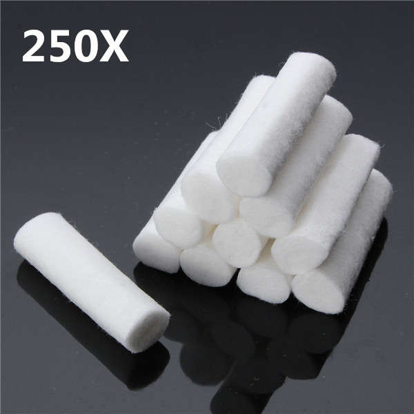 250pcs Dental Disposable Cotton Rolls White for Dental Treatment