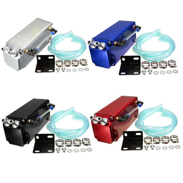 500ml Alloy Oil Catch Fuel Tank Can for VW GOLF LUPO POLO GTI VR6 MK1 MK2 MK3 M