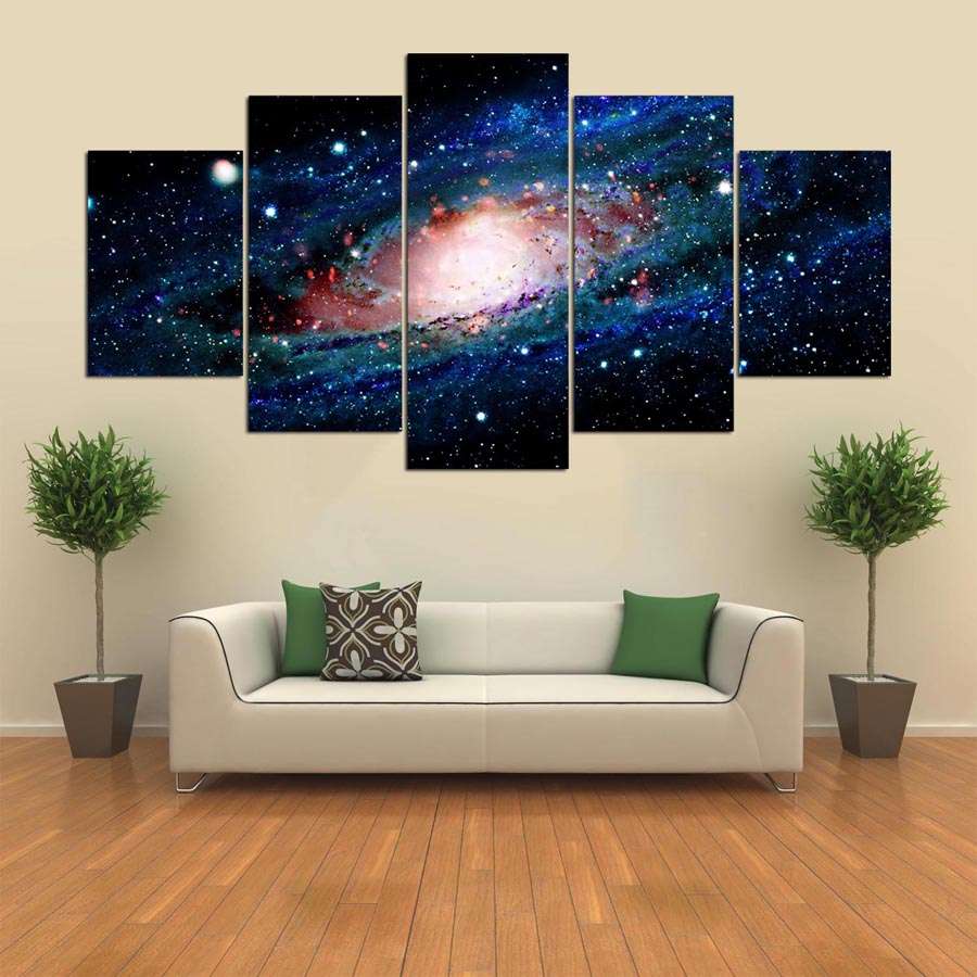 5  Cascade The Milky Way Wall Painting Picture Home Decoration Without Frame In
