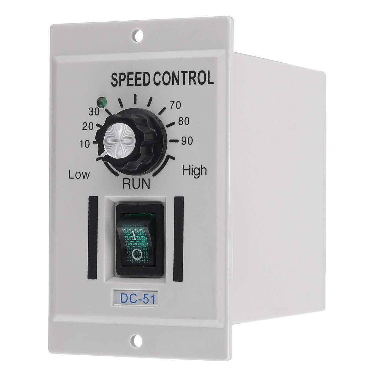 AC 220V To DC 0-90V Rotary Knob Voltage Motor Speed Controller Variable Steples
