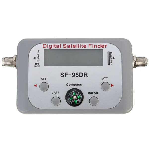 SF-95DR Digital Satellite Signal Meter Finder Dish Network Directv FTA BUZZER w