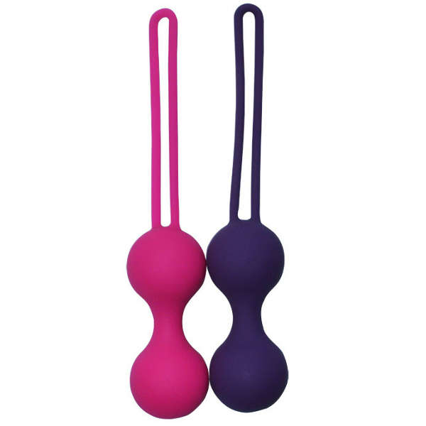 Silicone Gourd Shape Koro Ball Vaginal Dumbbell Women Masturbator