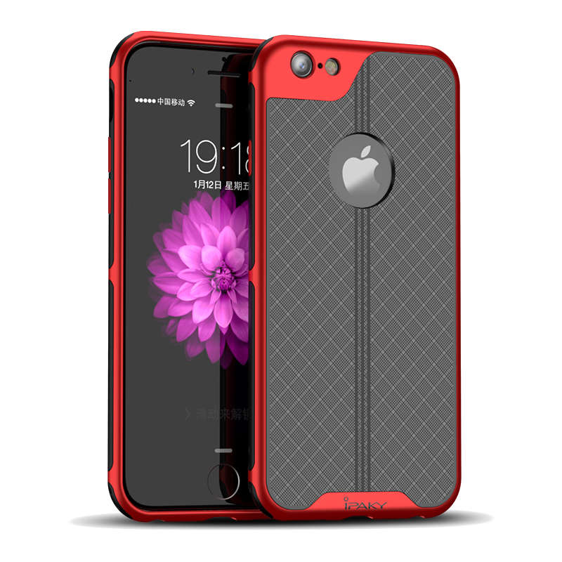 iPaky Plating Anti Fingerprint Protective Case For iPhone 6s Plus/6 Plus Heat D