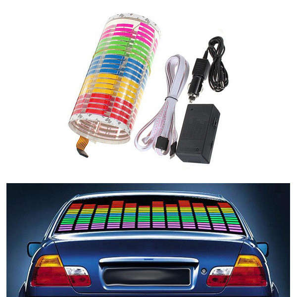 Car Stickers Sound Music Activated Sensor Light Equalizer Glow Modification