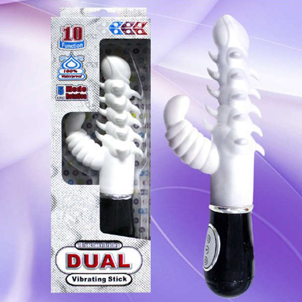 Shaki Waterproof Dual Vibrating Fantasy G-spot Vibrator