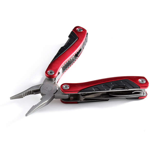 Red JEEP Multifunctional Pilers Screwdriver Knife Cutter Tools Set