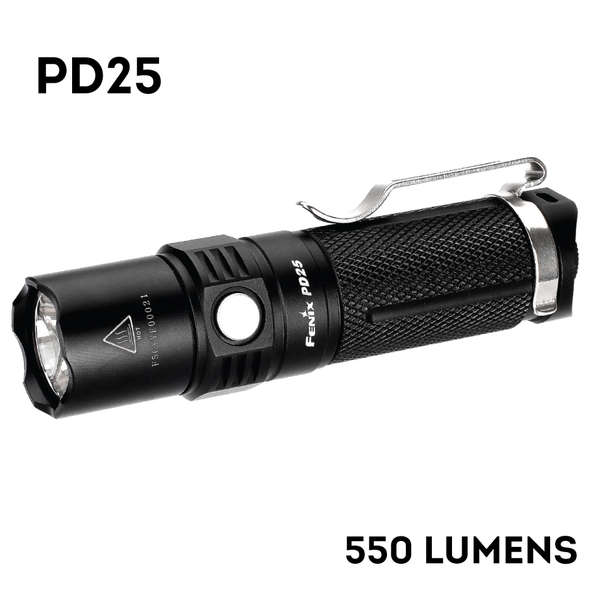Fenix PD25 XP-L (V5) 550LM 5Modes LED Flashlight 16340